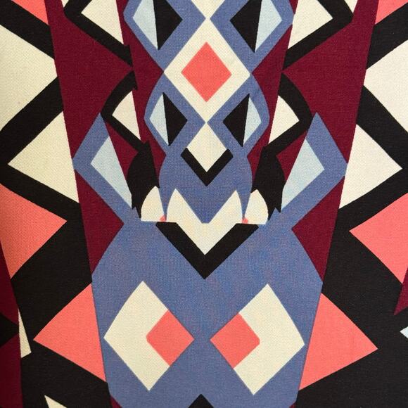 Talbots Size 12  Mod Geometric Shift Dress - Picture 6 of 8